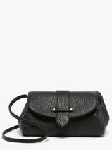 Shoulder Bag M Agnes Leather Etrier Black agnes EAGC205M