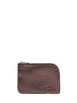 Coin Purse Leather Etincelle Irise Etrier Brown etincelle irisee EETI811