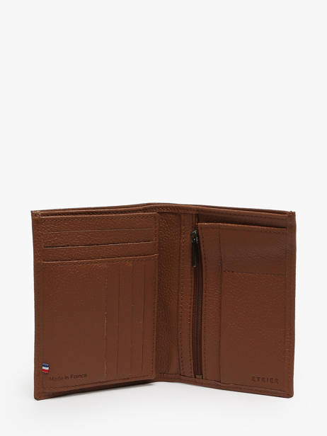 Portefeuille / Porte Monnaie Madras Cuir Etrier Marron madras EMAD271 vue secondaire 1